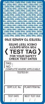 TEST TAGS